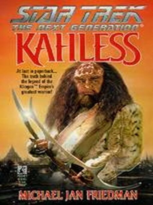 Title details for Kahless by Michael Jan Friedman - Wait list